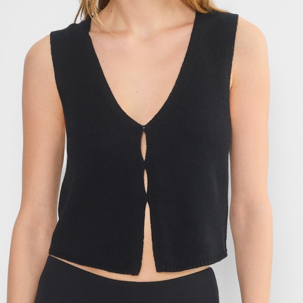 Aritzia Wilfred Basque Sweater Vest